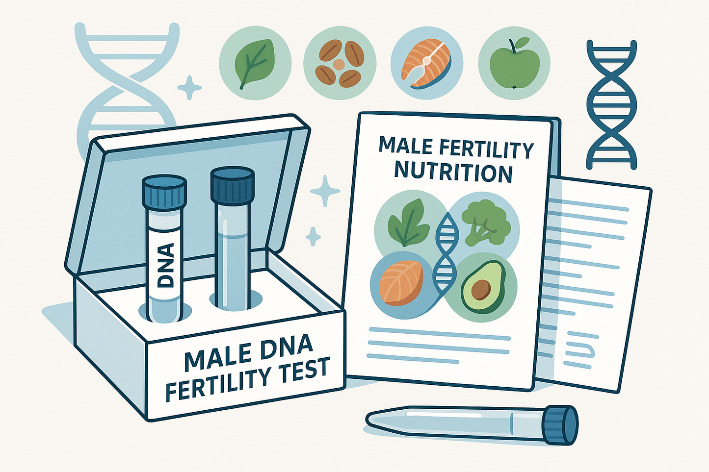 Male DNA fertility test for nutrition optimisation ahead of pregnancy